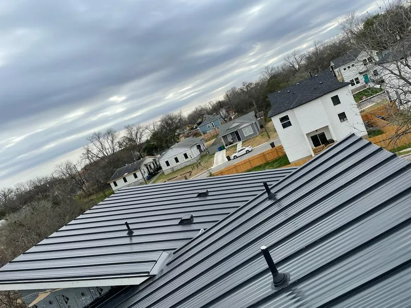Standing seam metal roof panels with vents for Skylight Repair in Putnam